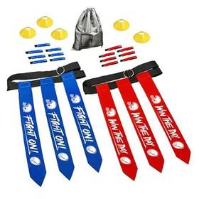 Jqtz-169-yy Guangzhou Yongying Technology Co. Flag Football Set - 14 Belts 42 Red Blue-black