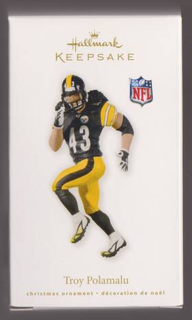 Hallmark 795902144821 Pittsburgh Steelers - #86 Hines Ward 2010 Nfl Christmas Tree Ornament