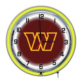 Imperial International 720801133492 Washington Commanders 18 Inch Neon Clock