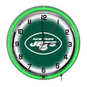 Imperial International 720801133829 New York Jets 18 Inch Neon Clock