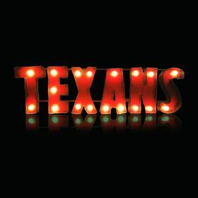 Imperial International 720801561349 Houston Texans Lighted Recycled Metal Sign