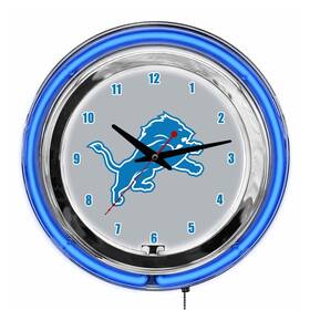 Imperial International 720801956541 Detroit Lions 14 Inch Neon Clock