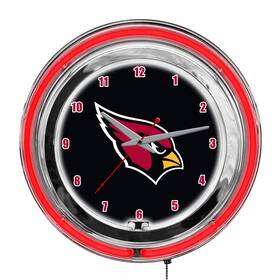 Imperial International 720801956657 Arizona Cardinals 14 Inch Neon Clock