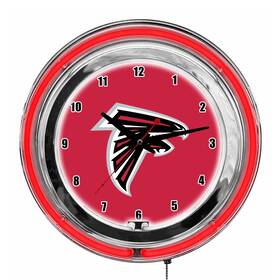 Imperial International 720801956664 Atlanta Falcons 14 Inch Neon Clock