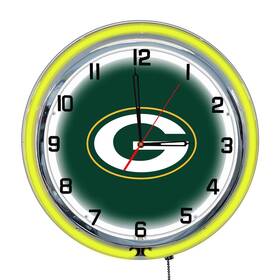 Imperial International 720801956732 Green Bay Packers 18 Inch Neon Clock