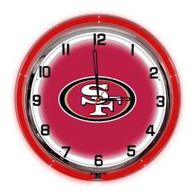 Imperial International 720801958255 San Francisco 49ers 18 Inch Neon Clock