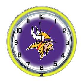 Imperial International 720801958279 Minnesota Vikings 18 Inch Neon Clock