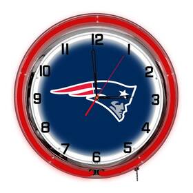 Imperial International 720801958316 New England Patriots 18 Inch Neon Clock