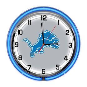 Imperial International 720801958354 Detroit Lions 18 Inch Neon Clock