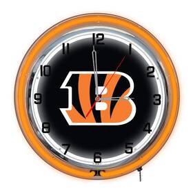 Imperial International 720801958408 Cincinnati Bengals 18 Inch Neon Clock