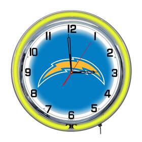 Imperial International 720801958439 Los Angeles Chargers 18 Inch Neon Clock