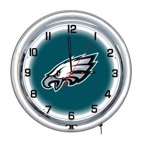Imperial International 720801958507 Philadelphia Eagles 18 Inch Neon Clock