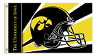 95324 Iowa Sports Hawkeyes Flag Bsi Products Helmet 3x5