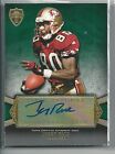 Jerry Autograph 2011 1 Reverse 10 Green Topps Supreme Rice Hof 80 8 Emerald