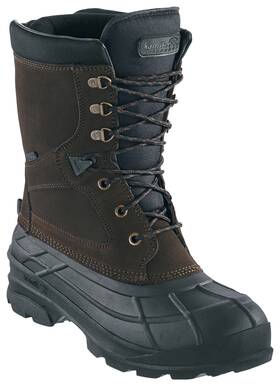 Wk0097-dbr Kamik Mens Nationplus Snow Boot Size 11 M Us Dark Brown
