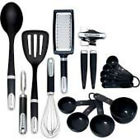 Kitchenaid Black 15pc Kitchen Tool Gadget Set Plastic Stainless Steel Nylon 024131298976