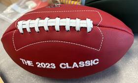Links Kings 872987 The 2023 Classic Golf Tournament Red 12 Inch Commemorative Souvenir Ball - Football