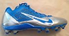 618055-411 Lions Pro 9.5 Alpha Silver Cleats Td Football Nike Mens Blue