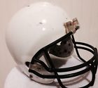 Mask75 Vs2-y Riddell Game Used Worn Youth Vsr2 S Football Helmet Pro Gloss White Black