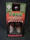 Mc Ilhenny Co Tabasco Tobasco Ltd Edition Football Condiment Caddy W 2 Bottles Of Sauces-new 011210001169