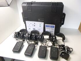 Mvr900 Multi Voice Mv-audible Multivoice Head Coach Headphones And Beltpacks Coaching Intercom System