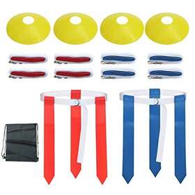 Nanshine 611830559899 Flag Football Set For 10players 10pcs Adjustable Belts With 30p