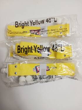 33173c1 Nfl Flag Football Belts Yellow Set Of 3 Brand New 48 Inch L