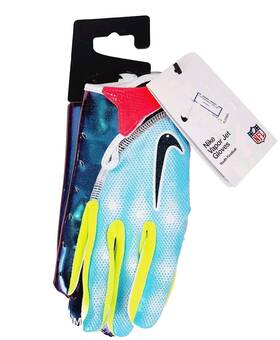 1221244 Nike Vapor Jet 7.0 Nfl Combine Football Gloves Size Youth Medium Multicolor New