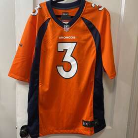 67nm-dvgh-8wf-2nm Nike Denver Broncos Game Jersey Sz L Bnwt Orange Authentic Nfl Lock