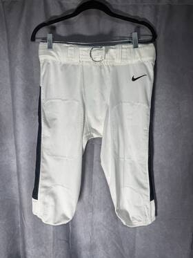 Nike 826215286172 Nwt Football Vented Pants Tights White Black 845930-106 Mens Size Large