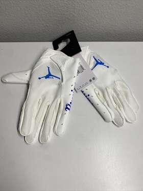 Dx5183-153 Nike Jordan Vapor Jet Ucla Bruins White Reciever/db Gloves X-large