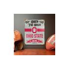 Party Animal Vsosu Buckeyes Embossed Metal Sign 733947572094