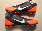 618055-208 Pro Football Td Browns Mens Nike Brown Alpha Cleats 14 Orange