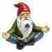 Qm13097 Design Toscano Zen Garden Gnome Statue New Outdoor Decoration Summer Meditating