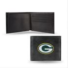 Rbl3301 Unbranded Green Bay Packers Mens Black Leather Wallet Free Shipping