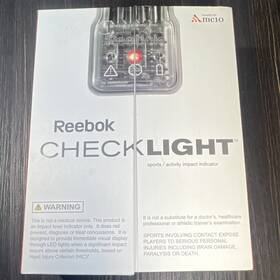 Reebok Z85846 Checklight Impact Indicator Sports/activity Device Black
