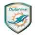 Rfnf16 Nfl Shield Miami Logo Dolphins 3.5 Reflector 2.5