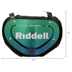 Riddell 095855313887 Color Shift Back Plate Universal Green/purple