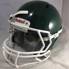 Riddell Football Helmet Black Adult Small Green With Chin Strap