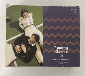 Rowing Blazers 196761781583 Flag Football Set For 2 Teams Of 4 Players New