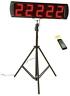 S-gs5t-5r-tripod Portable High Digits Led Race Clock With Tripod For Running