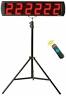 S-gs6t-5r-tripod Gan Xin Portable High Digits Led Race Clock With Tripod