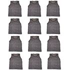Sva12d Adult Soccer Pinnies Dozen Dark Gray Scrimmage Vests 610079358263