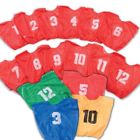 Svywnrd Champion Sports Youth Numbered Scrimmage Vests Scarlet 710858010037