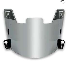 Td Sports 650245814605 Football Visor Adult Youth Helmets Eye Protection Silver Mirror B1