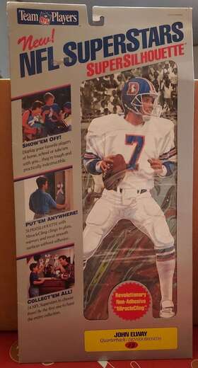 60003 Team Players 7 34709 1 Used - Nfl Superstars Super Silhouette John Elway Collectible Decal