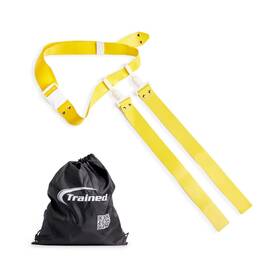 Trained 632726192976 10 Man Flag Football Belts Player Adjustable Set For Sports