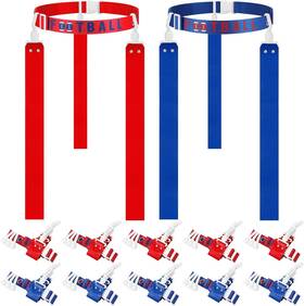 Twistover 445057360388 10 Pcs Player Flag Football Set Adjustable Belts With 3 Flags P
