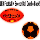 Two-pack Ball Soccer Gosports Up Bright Light Led Football