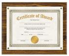 Vl1005 Victory Light Walnut Finish Wood Award Plaque 676090203241
